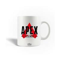 Puodelis - Apex Legends - Juodas raudonas logotipas - Keramika - 30cl - Tinka plauti indaplovėje
