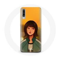 Coque pour Samsung Galaxy A70 Squid Game Ji Yeong Numéro 240