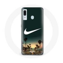 Coque pour Samsung Galaxy A20e Nike palmier miami