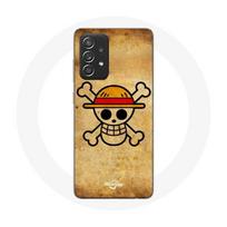 Coque pour Samsung Galaxy A52 Manga One Piece Tete de Mort