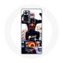 Coque pour Xiaomi Redmi Note 10 Pro Formule 1 Max Verstappen Pilote automobile F1 noir rouge et jaune