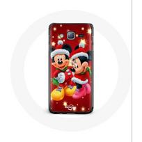 Coque pour Samsung Galaxy J7 2016 Mickey Mouse et Minnie Mouse le jour de Noël