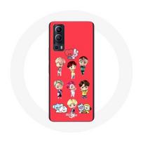 Coque pour Vivo Y72 BTS TinyTAN Animation BT21 Affiche