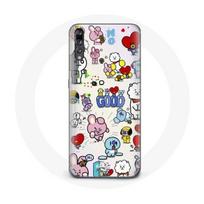 Coque pour Huawei P20 BTS Bangtan Sonyeondan BT21 Van Tata Chimmy Cooky Rj Koya Mang Et Shooky