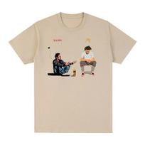Rapper Hip Hop Vintage T-shirt Cotton Retro Graphic Unisex T shirt New Tee Tshirt Womens Tops 4XL gray