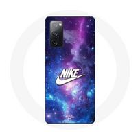 Case - Nike - Samsung Galaxy S20 FE - White Logo - Colorful Space - Soft balta