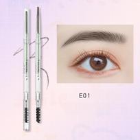 Free Mood Fine Double-headed Eyebrow Pencil for Women Waterproof and Sweatproof Natural and Long-lasting Novice Ultra-Fine Wild Eyebrow 0.1g