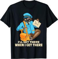Sloth Postal Worker Mailman Postman Mail Carrier Unisex T-Shirt S