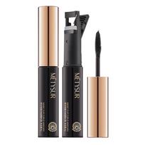 Black Pearl Magic Clip Curling Mascara, Thick, Long-lasting, Waterproof, Comes with Eyelash Curler black
