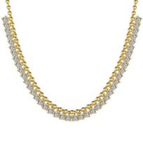 Wedding New S925 Sterling Silver Necklace Women's Volleyball Diamond Ball Chain Design High-end Luxury Women's Necklace beige