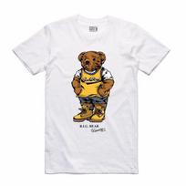 Brand Streetwear On Demand Bear Biggie Bad Boy White Arge Unisex T-Shirt S