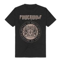 Powerwolf Crest Circle Unisex T-Shirt S gray