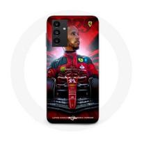 Dėklas Samsung Galaxy A14 4G Lewis Hamilton Ferrari oficialus