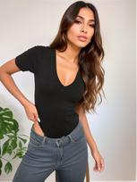 Women's Sexy Slim V Neck Short Sleeve Jumpsuit XL abrikosas