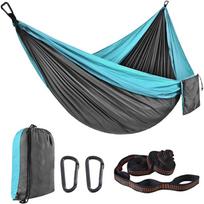 Hammock Outdoor Double Camping Hammock Portable with Tree Strap Ultra-light Parachute Cloth Nylon Hammock 300*200 270*140