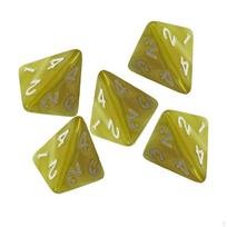 10 Pieces Game Dices Polyhedral Set, Acrylic Entertainment Toys Multi Sided Pink gray