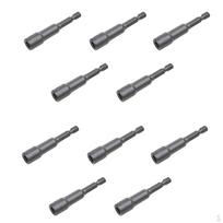 10 Driver Set Socket Adaptor Square Impact Drill 7mm