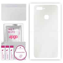apgo apsauginis odos lipdukas nugarai, suderinamas su Oppo F9 (F9 Pro), Apvyniojama plėvelė, folija, vinilas – raštas matinis skaidrus