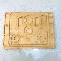 Bead Board DIY Tools Art Supplies Holder Bracelet Jewelry Marking Tray Wood Beading for beige