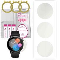 3x apgo Hydrogel Matinis Ekrano Apsauginis Stiklas Huawei Watch GT 3 42mm Active, Hidrogelio Plėvelė, Lankstus, Minkštas TPU su pozicionavimo sluoksniu, lengvas montavimas