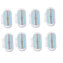 8pcs/lot Beauty Safety Razor Blade Shaving Blades 3 Layer Woman Razor Blades for Venuse