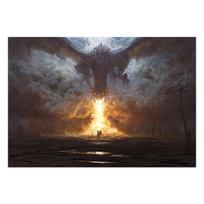 Dark Medieval Powerful Dragon Prints Poster Canvas Painting Modern Wall Art Picture For Living Room Bedroom Home Gift Decoration 21x30cm No Framed