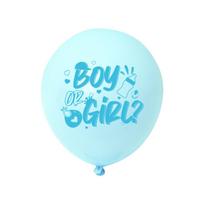 Gender Reveal Party Balloons Boy Girl Balloons Baby Shower Party Decoration Supplies 100pcs 1 white
