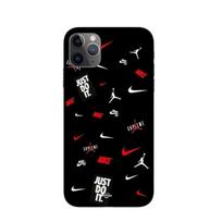 Phone case - Maniacase - Iphone 11 Pro - Nike Jordan - Silicone - Flexible juoda