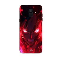 Case - Maniacase - Samsung Galaxy A8 2018 - Luffy Gear Art - Flexible - Manga anime juoda