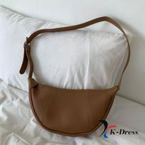 Half Moon Crossbody krepšys (3 spalvos) 32x28x19cm dramblio kaulas