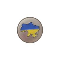 UKRAINOS VĖLIAVA 1 colio / 25 mm sagė prisegama segė Palaikykite Ukrainą A