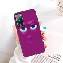 Smile Phone Case For Samsung S21 Ultra S20 Plus Case Funny Face Cases Samsung S20 FE S10 S22 S9 S8 S7 Note 20 10 9 8 Cover Funda Samsung S9 Plus gray