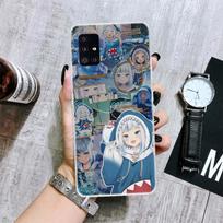 Gawr Gura Hololive Anime Phone Case For Samsung Galaxy A12 A22 A32 A42 A52 A72 A51 A71 5G A41 A31 A21 A02S M12 M21 M31 M30S Fund Samsung A12 5G