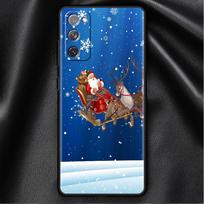 Apsauginis rėmelis Samsung Galaxy S22 Ultra S21 FE S20 Plus S10 Lite telefonui Dangtelis S10e S9 S8 S7 Silikoninis Funda Kalėdos Kalėdų Senelis Samsung S22