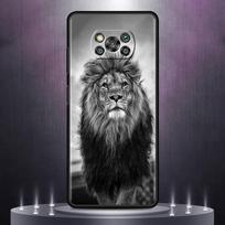 Phone Case For Xiaomi Mi Poco X3 NFC 10T Pro 11T 11 Lite Note 10 M3 9T F3 CC9 Black Soft Cover A2 F1 Shell Big Cat Animal Lion Mi 11 gray