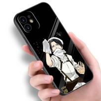 Anime ataka prieš Titan telefono dėklą, skirtą Apple iPhone 14 13 12 Mini 11 Pro Max 7 8 XR X XS 7 8 Plus SE 2020 2022 juodas dangtelis iPhone 14 gray
