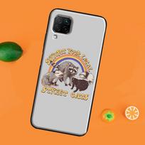 Mielas meškėnas telefono dėklas Huawei P40 Lite P20 P30 Pro Nova 5T P Smart Z 2019 2021 Honor 50 10i 8X 9X Huawei P20 white