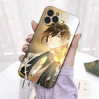Genshin Impact God of Contracts Phone Case For iPhone 8 7 6 6S Plus X SE 2020 XR XS 14 11 12 13 Mini Pro Max Mobile Case 6plus or 6s plus beige
