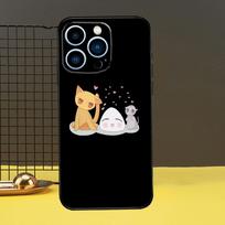 Anime Vaisių krepšelisTelefono dėklas iPhone 12 11 14 Pro MAX XR X XS Max dėklui iPhone 13 Pro Max 7 8 Plus SE2 iPhone 14Pro MAX black