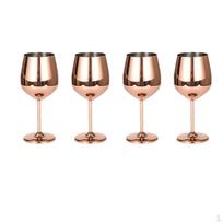 4 vnt 500 ml nerūdijančio vyno taurės taurės šampano baro vakarėlio banketas beige