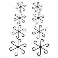 Support Clips Secured Plastic Plant Clips Waterproof Wear-Resistant Vine Support Clamps Reusable Indoor Outdoor Plant juoda