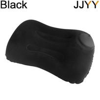 Air Inflatable Neck Pillow Press Type Travel Pillow Portable Sleeping Airplane Pillow Neck Support Car Pillow Bedding Cushion black