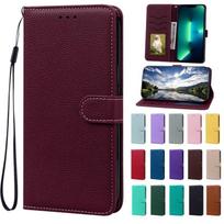 Leather Wallet Flip Case For iPhone 13 12 Pro Max iPhone 13 iPhone 12 Soft Back Cover With Card Holder For iPhone 13 juoda