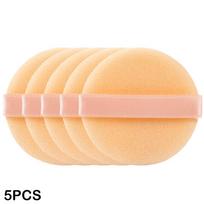 10Pcs/set Facial Makeup Puff Concealer Powder Puff Pads Round Shape Face Foundation Cream Cosmetic Soft Sponge Beauty Tools beige