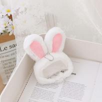 Rabbit Kirby pliušinis raktų pakabukas Kawaii Pink Animacinis triušis žvaigždė Kirby Lover Kawaii Priedai Krepšys Papuošalai Kūdikių Gfit Žaislai Nauja white
