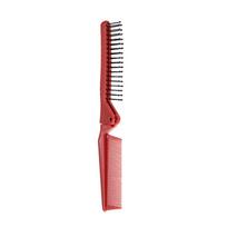 Creative Portable Air Hotel Travel Travel Folding Comb Portable Comb Hair Massage Folding Pocket Comb Barba Styling Tools brown