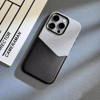 iPhone dėklas iPhone dangtelis - MagSafe magnetinis belaidis įkrovimas, Kortelių telefono dėklas Kortelių laikiklis, Skirtas iPhone 15 promax 14 13 12 ir kt. iPhone 15 Pro black