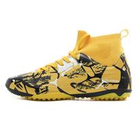 Football Shoes 32-46Men/Women's Football Boots Short -Nail High-top Socks Make Capital Outdoor Children Football Sneakers For Kids 32 auksas