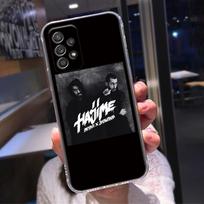 Silikoninis skaidrus dėklas Samsung Galaxy A52 A51 A53 A72 A71 A73 A32 A31 A33 A22 A11 dėklas viršelis YAMAKASI Hajime MiyaGi Andy Panda Samsung A11 gray
