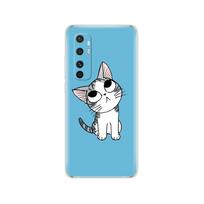 Skirtas Xiaomi Mi Note 10 Lite dėklui 6,47  minkšto silicio TPU dangtelis Note10 Lite Phone Atgal Shell Note10Lite Bumper Funda Mi Note 10 Lite blue